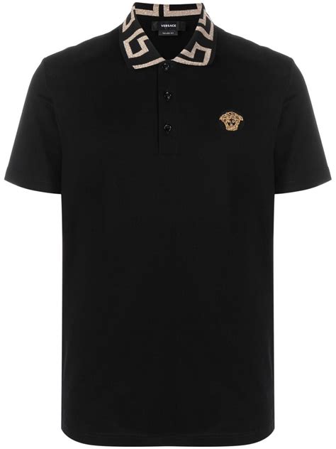 poloshirt versace rot|Versace polo shirt medusa.